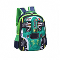 Aiko | Mochila escolar con coche de carreras y bolsillos