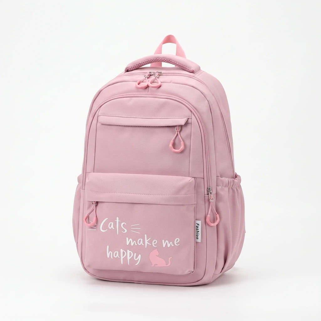 Kuri | Mochila escolar con varios compartimentos y bolsillo frontal