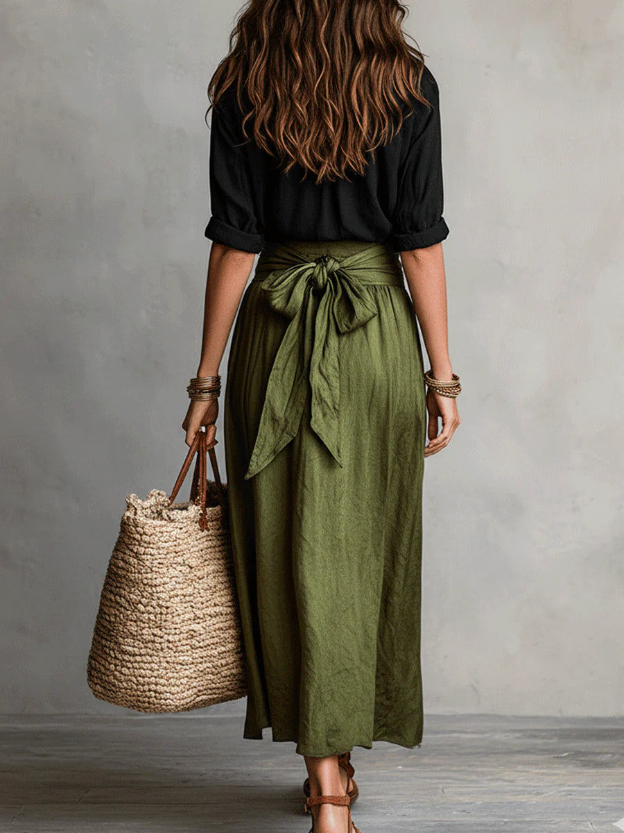 Anastasia | Women's Button Up Two Piece Set